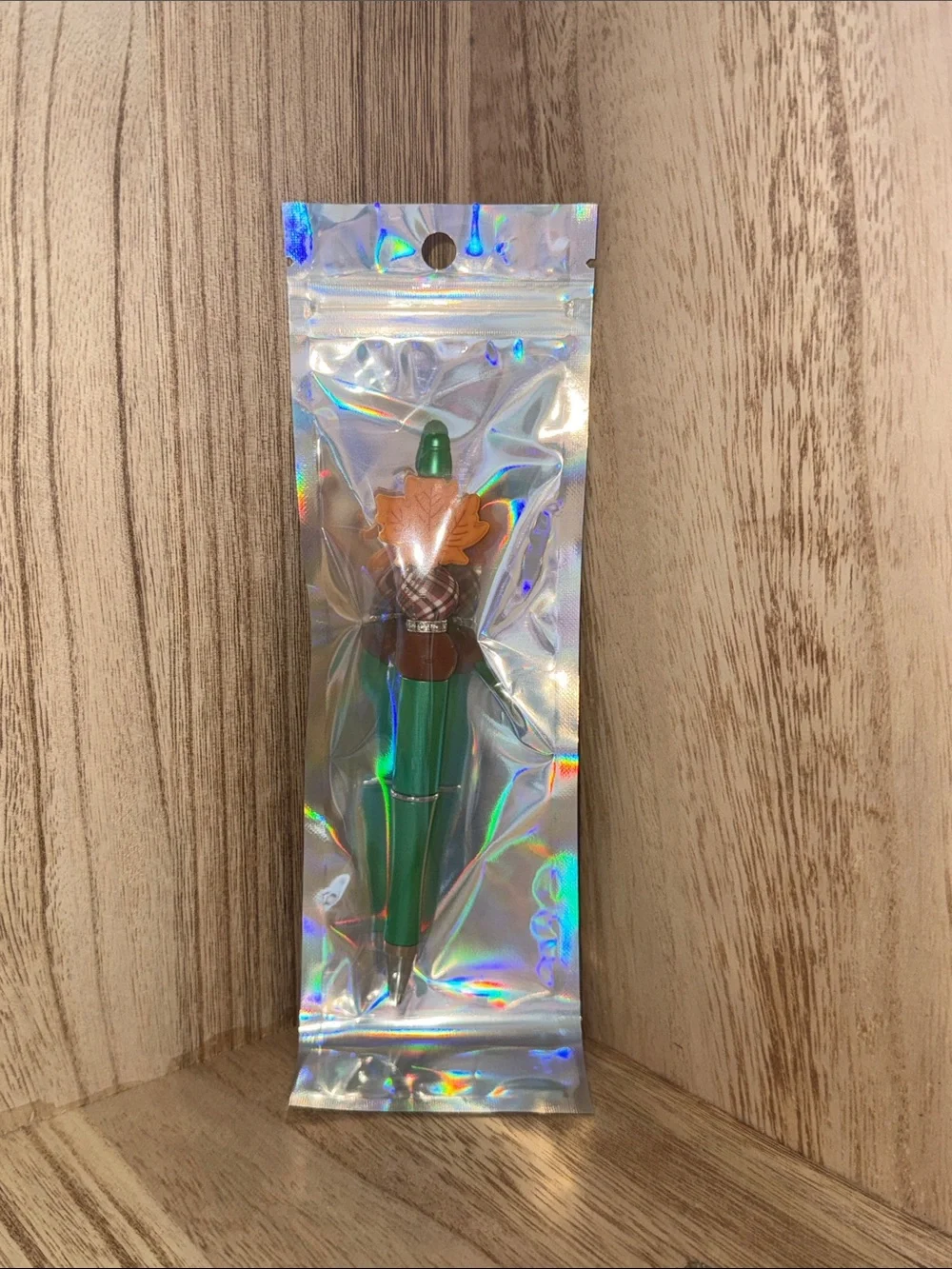 Green Fall Leaf Novelty Pen - Unbranded